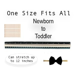 Chicago Baseball Newborn Baby Girl To Toddler Nylon Headband Bow - Made In Usa