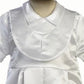 Boy'S Christening Romper With Bonnet - Size Xl (18 Month) White