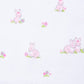 Little Me Baby Girls' 3 Piece Bib And Burp Set, Bunnies, Pink/Multi, One Size