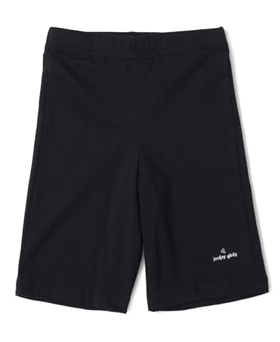 Jockey Girls Slim Fit Sports Shorts (Sg030105_Black_10)