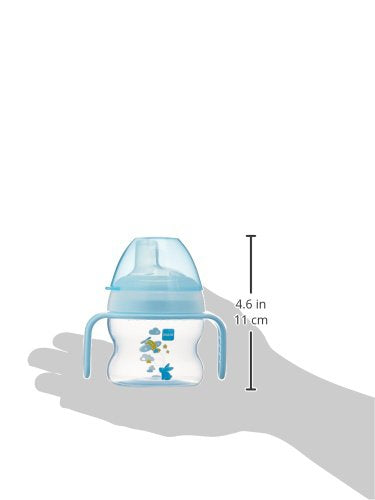 Mam Starter Cup (1 Count), Mam Sippy Cup, Drinking Cup With Extra-Soft Spill-Free Spout And Non-Slip Handles, For Boys 4+ Months