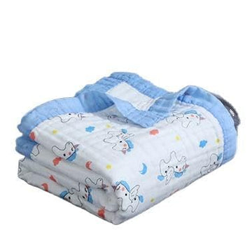Teri Beri 100% Cotton Muslin Baby Swaddle Blanket, Printed Muslin Swaddle Wrap for New Born Baby, Size100cm x 100cm (Colours & 