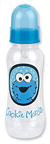 Sesame Beginnings Bottle Bank Gift Set - 8 Piece Baby Kit Includes 9 Oz Baby Bottle, Bib, Bottle Brush, Snack Container With Lid