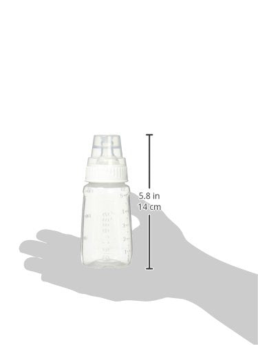 NUK Gerber First Essentials Clear View Silicone Bottle, Slow Flow, 5 oz