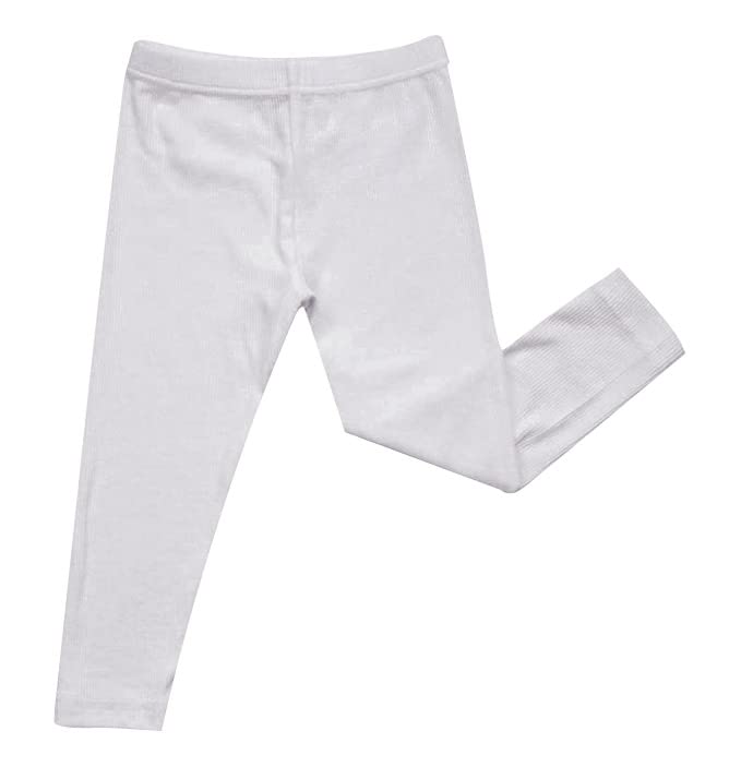 Avauma Baby Boys Girls Pajama Set Kids Toddler Snug Fit Ribbed Sleepwear Pjs For Daily Life Style (M/White(L))