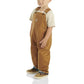 Carhartt Baby-Boys Washed Canvas Bib Overall, Carhartt Brown, 6 Months