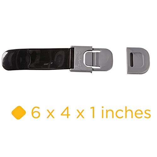 Safety 1St Ss Multi-Purpose Appliance Lock, 4Pk, Silver