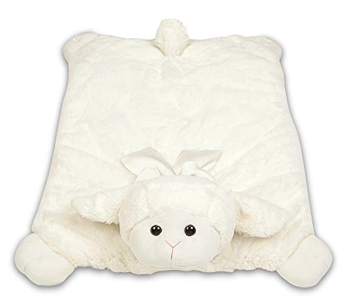 Bearington Baby Plush Belly Play Mat Lamby Plush