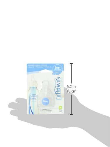 Dr. Browns Original Nipple, Level 2 (3m+), 2 Count