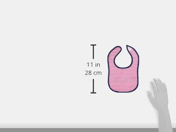 Luvable Friends Unisex Baby Cotton Terry Drooler Bibs With Peva Back, Ladybug 5-Pack, One Size