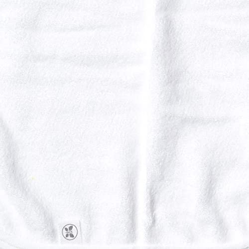 Honestbaby 10-Pack Organic Cotton Baby-Terry Wash Cloths, Bright White, One Size,10 Count (Pack Of 1)