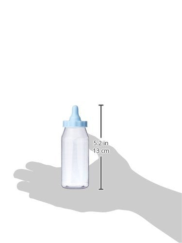 Darice, 12 Piece, 5 Inch, Blue Baby Favor Bottle