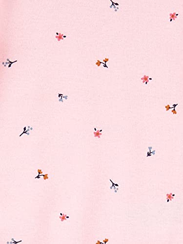 Simple Joys By Carter'S Baby Girls' Short-Sleeve Bodysuit, Pack Of 6, Multicolor/Ditsy Floral/Floral/Polka Dot/Tropical, 0-3 Mon