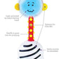 SmartNoggin NogginStik Light-up Developmental Rattle - Color Changing, Textured for Grasping, Mirror & Rattle Sound - Sensory To