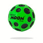 Waboba Moon Ball - Super High Bouncing Ball - Neon Coloured Indoor and Outdoor Ball Ages - Make Pop Sounds - Easy to Grip (Green