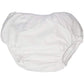 Dappi Waterproof 100% Nylon Diaper Pants, White, Medium Fits 20-25 pounds (2 Count)