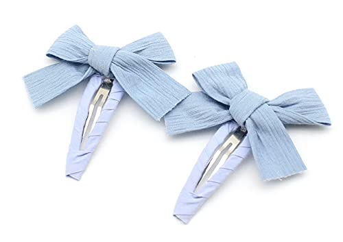 Hot & Sattion 8 Packs Baby Girl Nylon Hair Clips Hair Bows Non-Slip Butterfly Clips Barrettes For Girls Baby Kids Children Toddl