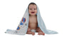 Baby Hooded Towel (Pack of 6)  100% Soft Cotton Printed Wrapper for Baby Newborn & Infants, Absorbent Bath Essentials for New B