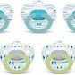 NUK Orthodontic Pacifiers, 6-18 Months, 5-Count (Pack of 12)