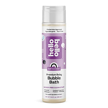 Hello Bello Bubble Bath - Gentle Hypoallergenic Tear-Free Formula For Babies And Kids - Vegan And Cruelty-Free - Fragrance Free