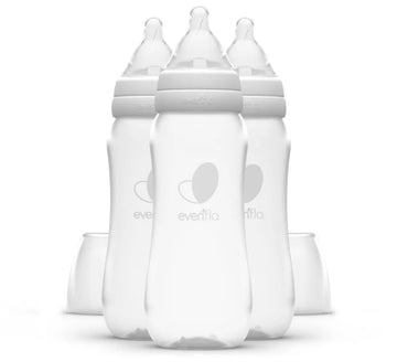 Evenflo Feeding Balance+ Bottles, Standard, 0+ Months, Slow Flow, 3 Bottles, 9 Oz (270 Ml)