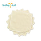 Babygoal 12-Pack Rayon From Bamboo Baby Cloth Wipes- Reusable & Washable Small Saliva Towels For Newborns- Ultra-Soft Face Wipes