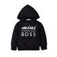 Aalizzwell Toddler Baby Long Sleeve Hooded Sweatshirt Pocket Pullover Hoodies For Boys Girls (Black-1, 4T)