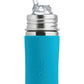 Pura Kiki 11oz/325ml Stainless Steel Straw Bottle w/Sleeve - 100% Plastic-Free, MadeSafe Certified, 100% Medical-Grade Silicone 