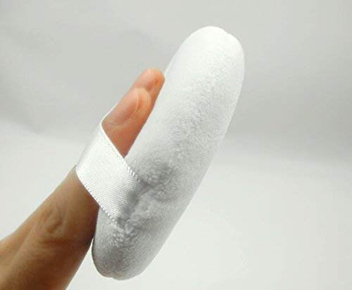 1Pc Empty Refillable Green Plastic Baby Skin Care Baby Bath Puff Container Kit Talcum Powder Case Storage Make-Up Loose Box Hold