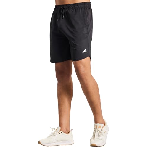 Boldfit Mens Sports Shorts (BFTBM7001TBlackL_Black_L)