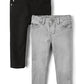 The Childrens Place Baby Boys And Toddler Basic Skinny Jeans, Black Washdove Gray Wash 2 Pack, 3T Us