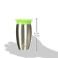 Munchkin Miracle 360 Toddler Sippy Cup With Lid, Spill Proof, 10 Ounce, Stainless Steel, Green