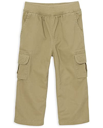 The Childrens Place Baby Boys Pull On Cargo Infant And Toddler Pants, Flax Single, 9-12 Months Us