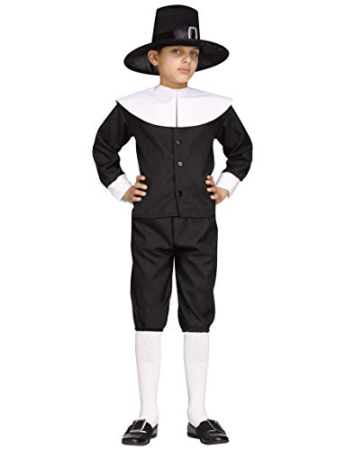 Pilgrim Boy Child Costume  Medium