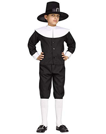 Pilgrim Boy Child Costume  Medium
