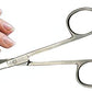 Baby Nail Scissors Round Probe Small Hair Scissors, Child Care Safety Blunt Stainless-Steel Beauty Facial Hair & Eyelashes Eyebr