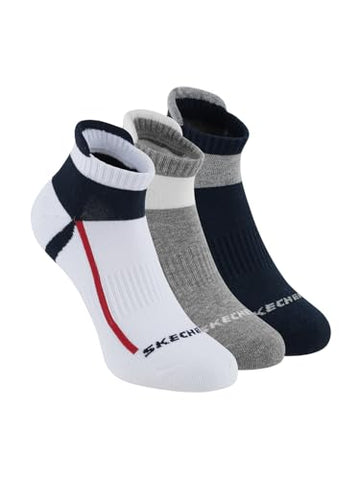 Skechers MenS Cotton Regular Socks S20066IdWbgy L, White