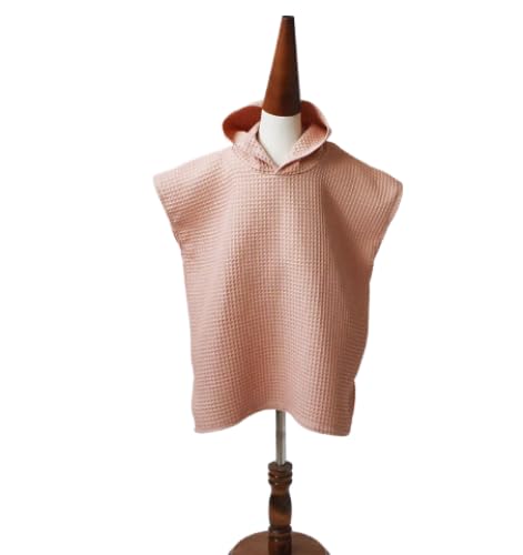 Lille BARN Baby Waffel Hooded Towel (Parfait Peach)
