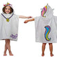 Jay Franco Nickelodeon Jojo Siwa Unicorn Kids Bath/Pool/Beach Hooded Poncho - Super Soft & Absorbent Cotton Towel, Measures 22 X