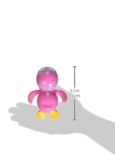 Munchkin Wind Up Swimming Penguin Baby and Toddler Bath Toy, Pink