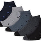 Rc. Royal Class MenS Ankle Length Cotton Multicolored Socks (Pack Of 5 Pairs)