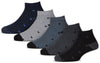 Rc. Royal Class MenS Ankle Length Cotton Multicolored Socks (Pack Of 5 Pairs)