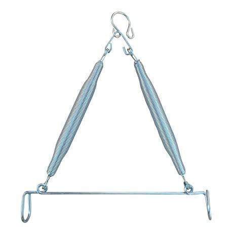 Vparents Stainless Steel Baby Cradle Spring For Cradle Hanging 15Kg (Silver) (Triangle Spring)