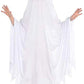 Thorn Tree Halloweens Baby Boys Girls Suit Ghost Robe Fancy Party Costume Toddler Clothes Baby Hats 2Pcs Outfits Set  (Long Whit