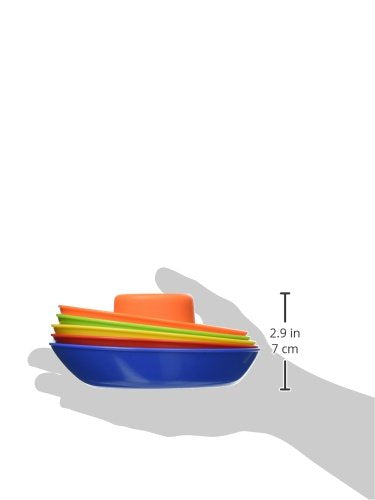 Nuby 5-Pack Stacking Bath Boats