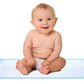 Disposable Baby Changing Pad Liner - Economy Pack 50 Count (17 X 24 Inch) - Waterproof Absorbent Blue Hospital Underpad For Inco