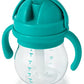 Oxo Tot 6 Ounce Transitions Straw Cup With Removable Handles - Teal