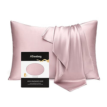 Atreebag Toddler Kids Pillowcase 100% Mulberry Silk, Hypoallergenic Soft Smooth Baby Pillow Cover Fits 13X18 12X16, Skin And Hai