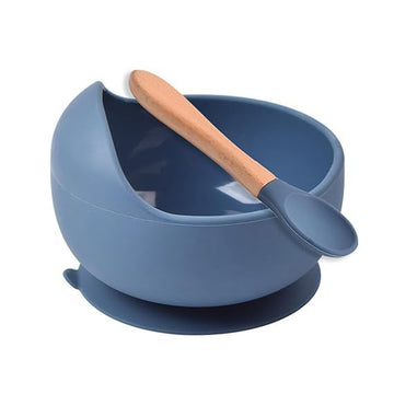 NAIDEV Baby Feeding Bowl  Silicone Baby Bowl with NonSlip GripLocked Base  BPAFree, NonSlip, EcoFriendly and NonToxic Ba