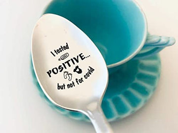 I Tested Positive But Not For Covid Pregnancy Announcement Spoon Cute Ways To Announce Baby Bump Surprise Reveal For Soon To Be